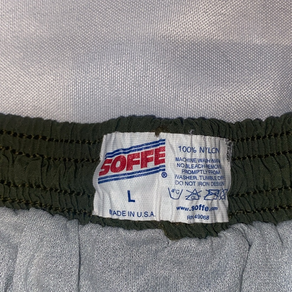 Soffe Men's Athletic Shorts - Dark Green - Picture 3 of 4